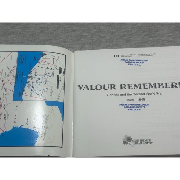 Valour Remembered Canada the Second World War Softcover Book - Picture 2 of 7